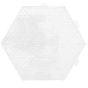 Perleplate Midi sekskant, 15,5×13,5 cm – til våre rørperler med diameter 5 mm