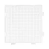 Perleplate Mini lite kvadrat, 7,5×7,5 cm – til våre Mini-rørperler med diameter 2,5 mm