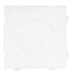 Perleplate Mini stort kvadrat, 14×14 cm – til våre Mini-rørperler med diameter 2,5 mm