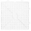 Perleplate XL firkant, 16×16 cm – til våre XL-rørperler med diameter 9 mm