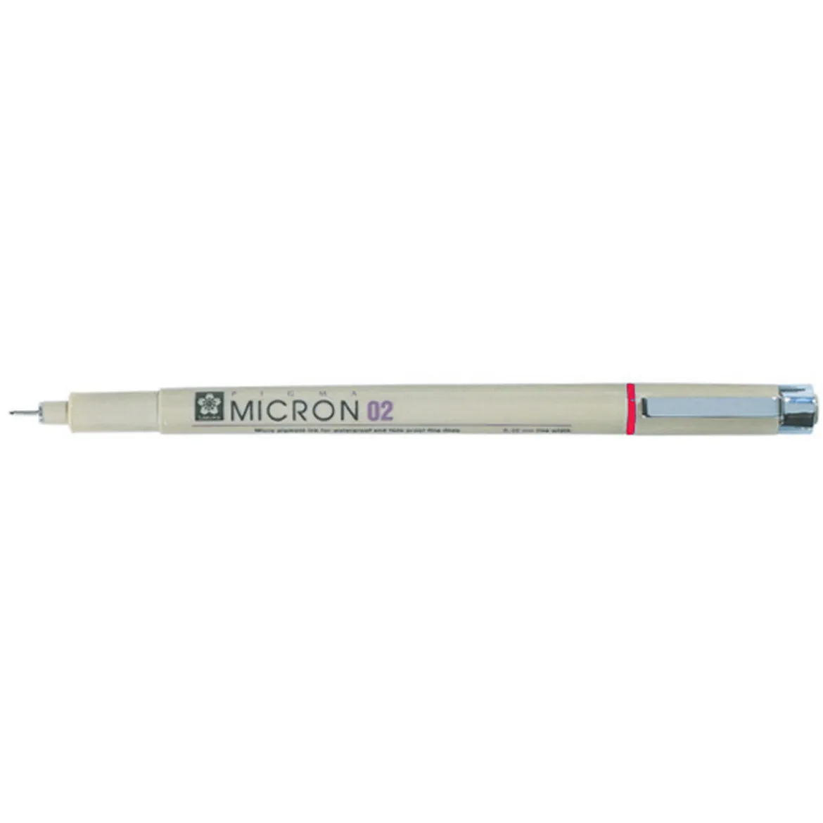 Pigma Micron 02 Rød 0,3 mm