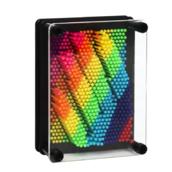 PIN Art relief rainbow, lag 3D-avtrykk av alt mulig! 9,5×12 cm