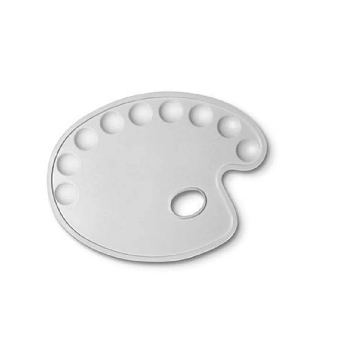Plastpalett P186 oval 27x36