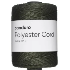 Polyestersnor 200 meter, Ø3 mm, skogsgrønn