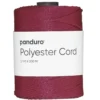 Polyestersnor 200 meter, Ø3 mm, vinrød