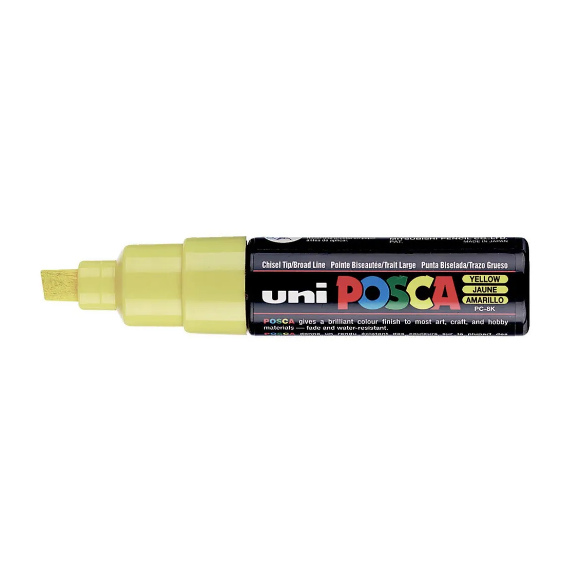 Posca PC-8K Yellow 44 (8 mm broad tip / chisel)