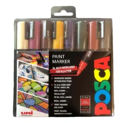 Posca PC-5M Deep Colours 8-pakning