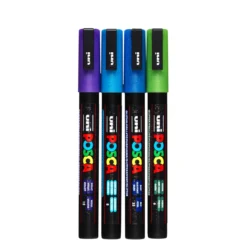 Posca PC3MLx4 Glitter Kald mix