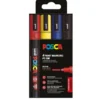 Posca PC-5M 4-pakning Basic (1,8–2,5 mm)