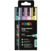 Posca PC-5M 4-pakning Soft Pastel (1,8–2,5 mm)