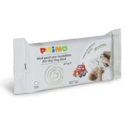 Primo lufttørkende leire, hvit 500 g
