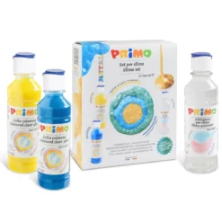 Primo Slime Lab Metallic – 2×240 ml metallic slimfarge + 240 ml slimaktivator