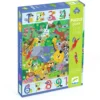 Puslespill 1 to 10 Jungle, matematikk + barnepuslespill med 54 biter, 52×70 cm