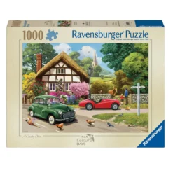 Ravensburger puslespill – A Country Drive. 1000 biter, 70x50 cm.