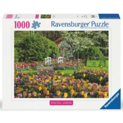 Ravensburger puslespill – Beautiful Gardens Keukenhof Gardens. 1000 biter, 70x50 cm.