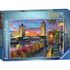 Ravensburger puslespill – Tower bridge. 1000 biter, 70x50 cm.