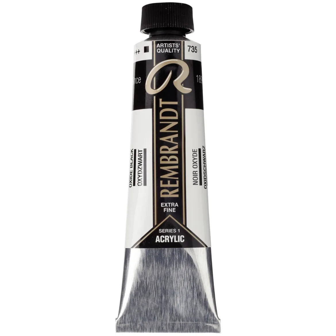 Rembrandt akrylmaling 40 ml Oxide Black - 735