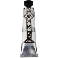 Rembrandt akrylmaling 40 ml Silver - 800