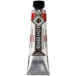 Rembrandt akrylmaling 40 ml Transparent Oxide Orange - 273
