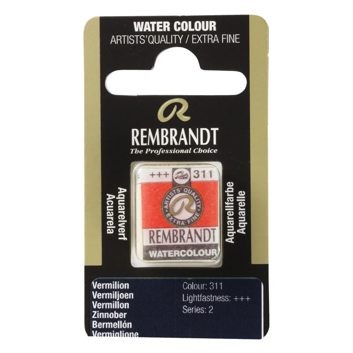 Rembrandt akvarellmaling halvkopp – Vermillion 311