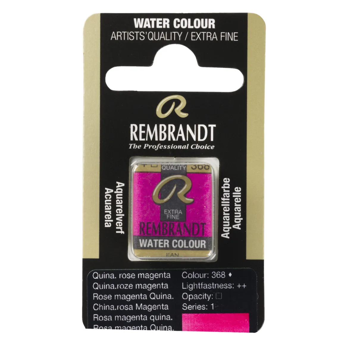 Rembrandt akvarellmaling halvkopp – Transparent Oxide Red 378