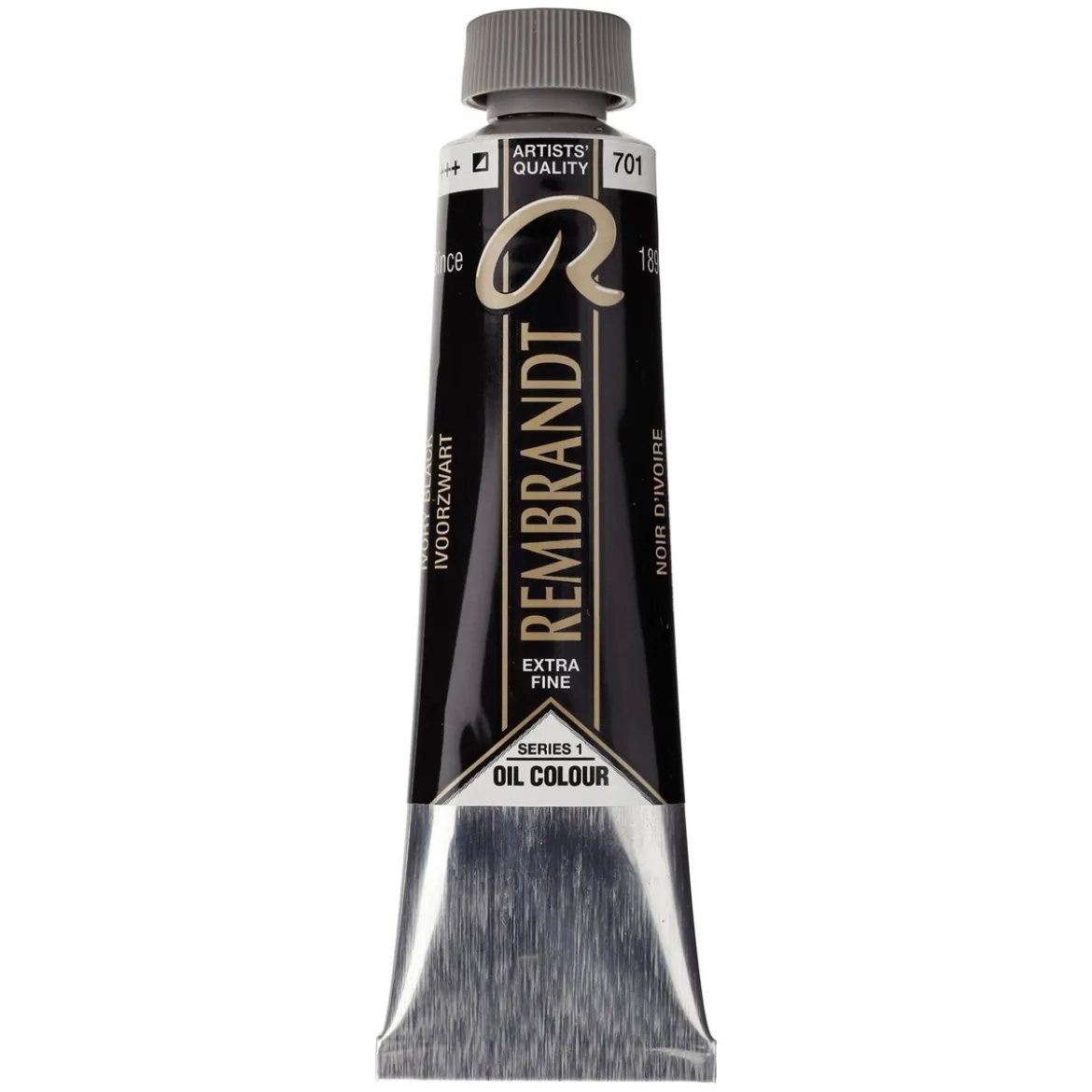 Rembrandt oljemaling 40 ml Ivory Black - 701