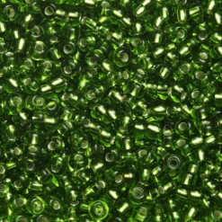 Rocaillesperle 6/0 Grønn halvt