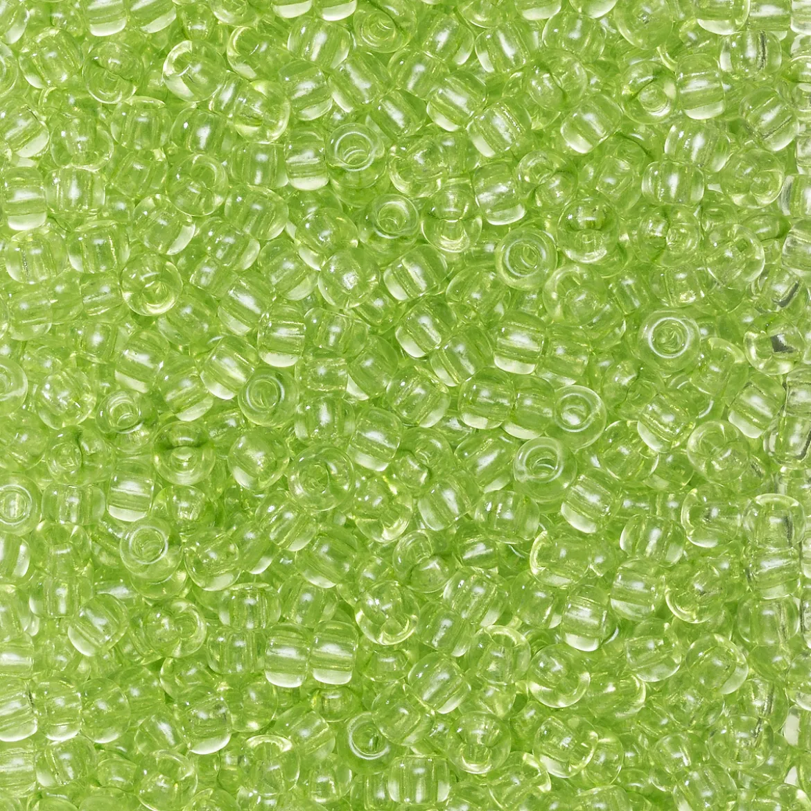 Rocaillesperle 9/0 l.grønn tra