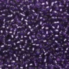 Rocaillesperle 9/0 Lilla halvt