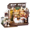Rolife DIY No.17 Café miniatyrdiorama – DG162, 250×150×195 mm