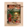Rolife DIY Santa's Toy Shop miniatyr i bilderamme – DP006, 169×110×218 mm