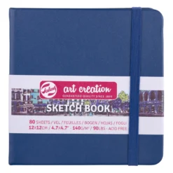Royal Talens Art Creation Sketch skissebok 13×21 cm, gult omslag – 140 g/m², 80 ark