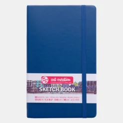 Royal Talens Art Creation Sketch skissebok 13×21 cm, blått omslag – 140 g/m², 80 ark