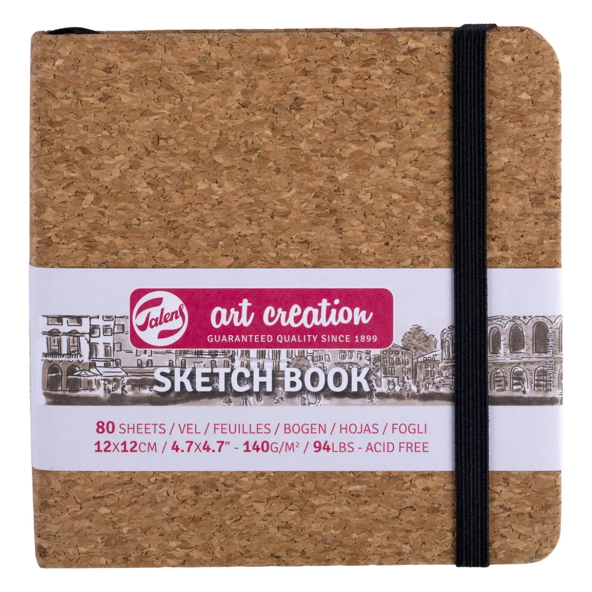 Royal Talens Art Creation Sketch skissebok 13x21 cm, grønt omslag – 140 g/m², 80 ark