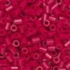 Rørperler Midi 1000 stk. bringebærrød, Ø5 mm