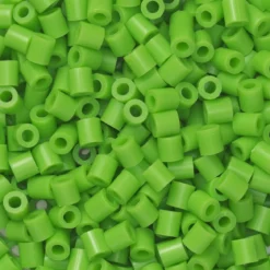 Rørperler Midi 1000 stk. limegrønn, Ø5 mm