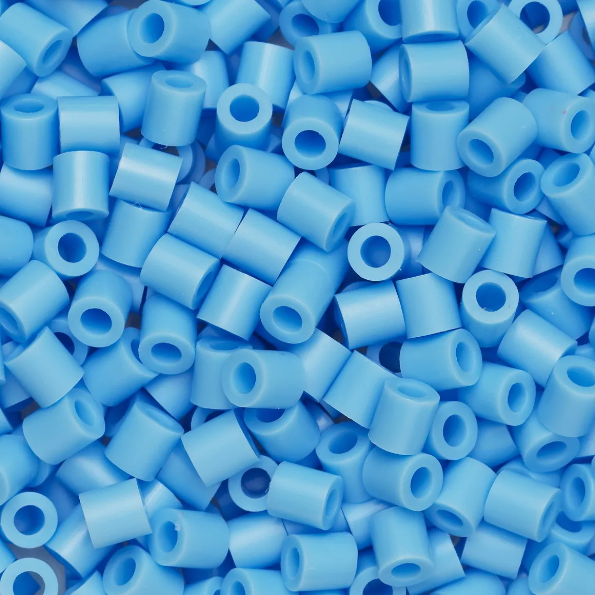 Rørperler Midi 1000 stk. lyseblå, Ø5 mm