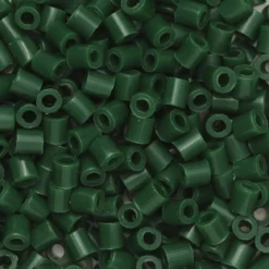 Rørperler Midi 1000 stk. mørkegrønn, Ø5 mm