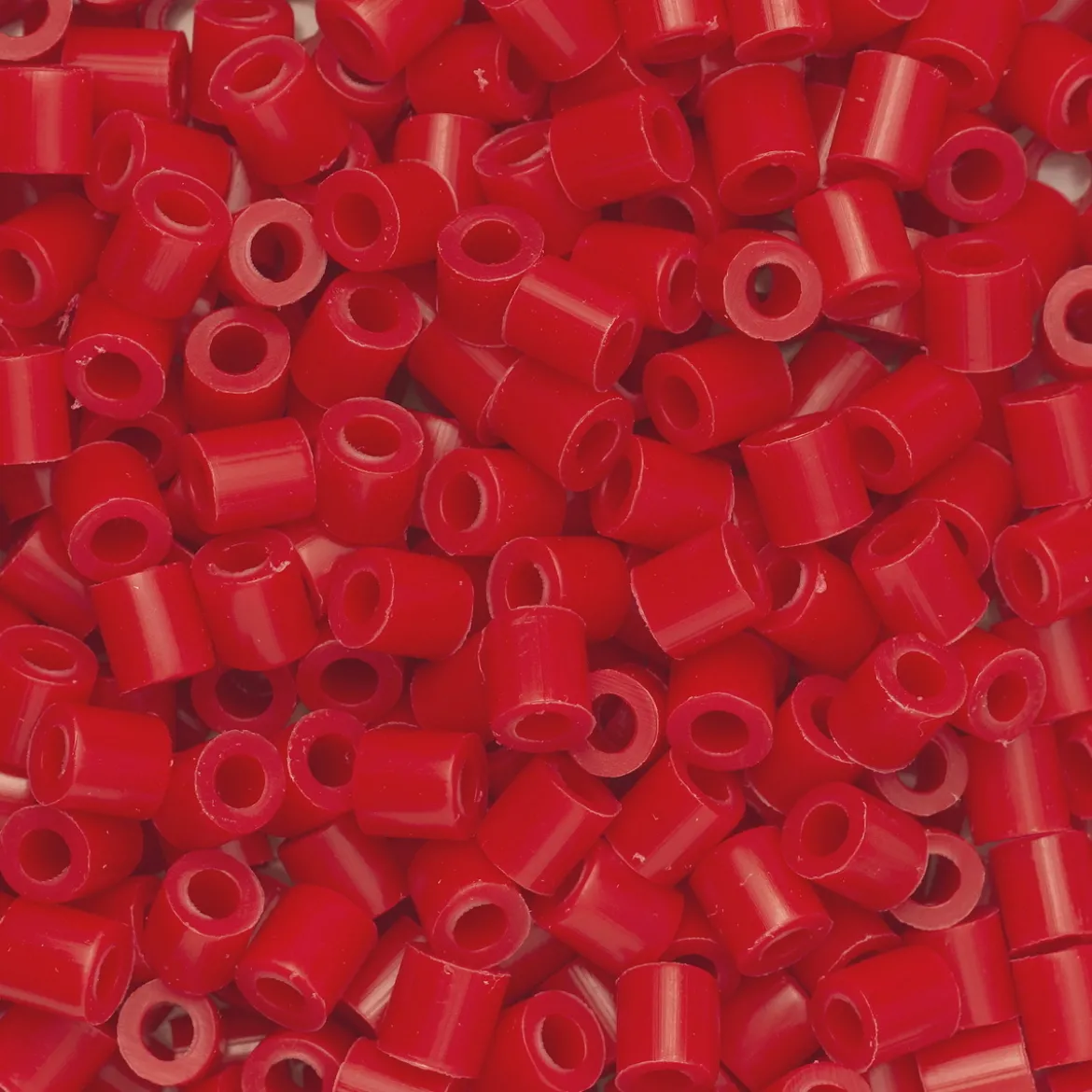 Rørperler Midi 1000 stk. rød, Ø5 mm