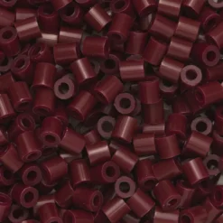 Rørperler Midi 1000 stk. vinrød, Ø5 mm