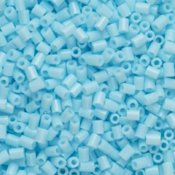 Rørperler Mini 1000 stk. lyseblå, Ø2,5 mm