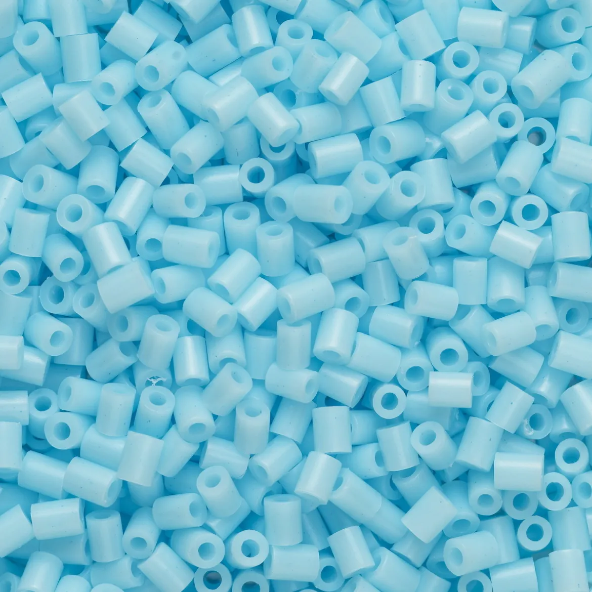 Rørperler Mini 1000 stk. lyseblå, Ø2,5 mm