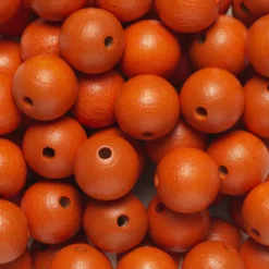 Runde treperler Ø12 mm, cirka 75 stk. oransje