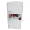 Rund, hvit duk / matte, diameter 100 cm, i 100 % bomull