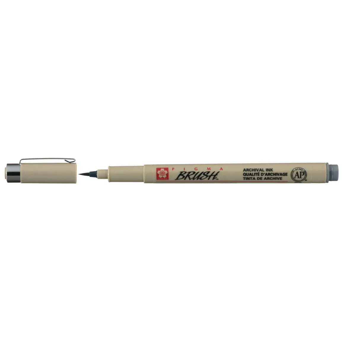 Sakura Pigma Brush Cool grey – grå penselspiss