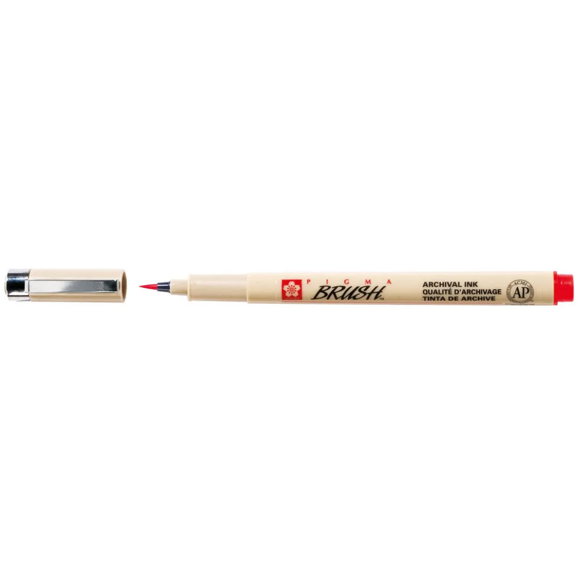 Sakura Pigma Brush Red – rød penselspiss