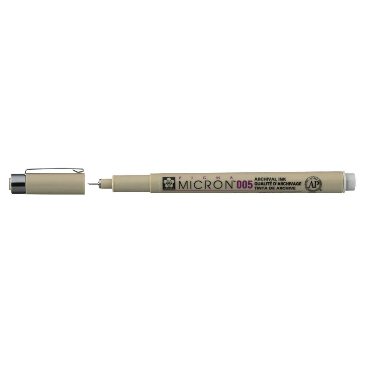 Sakura Pigma Micron 005 Light cool grey – lysegrå fineliner 0,2 mm
