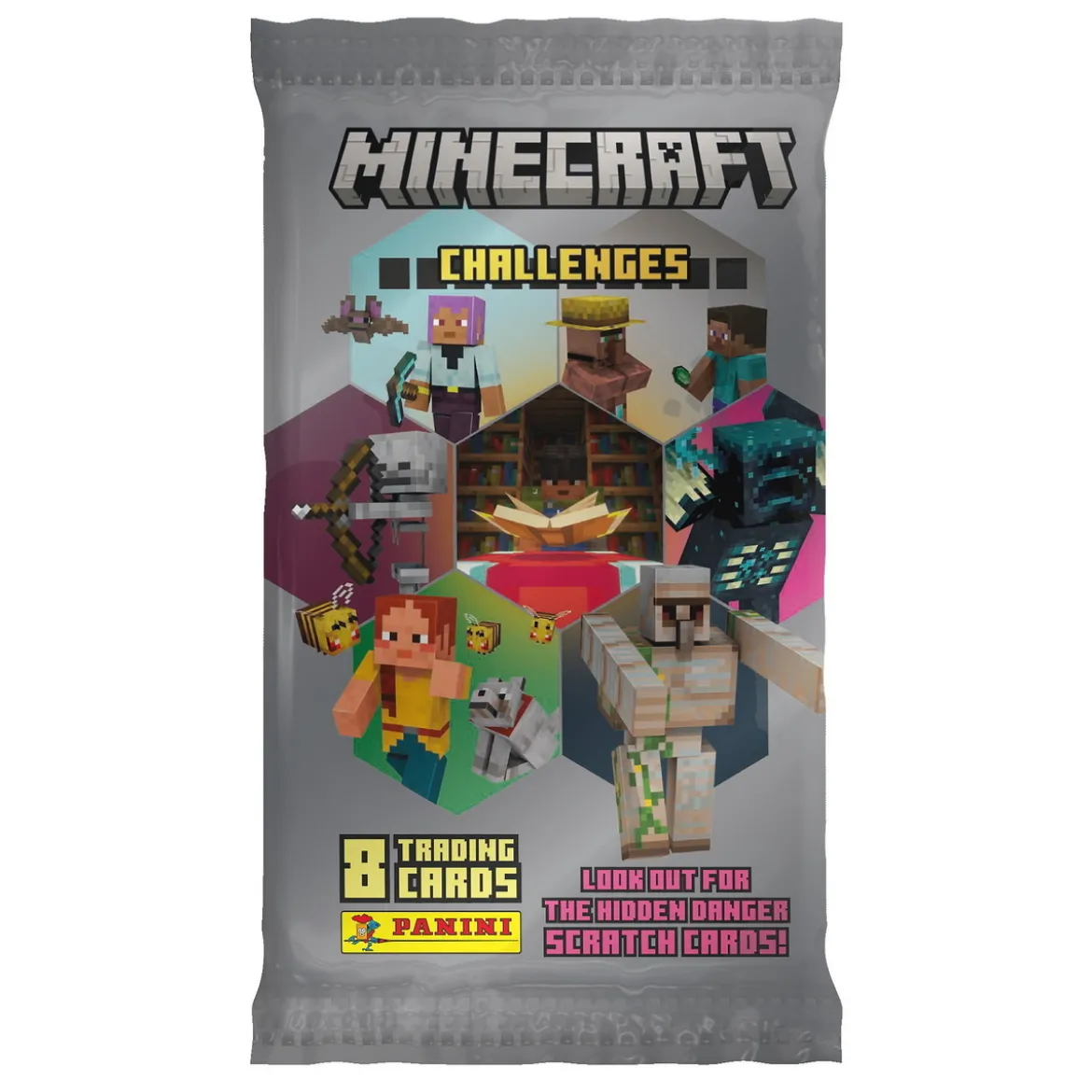 Samlekort Minecraft Challenges! OBS! Prisen gjelder én pose med 8 kort