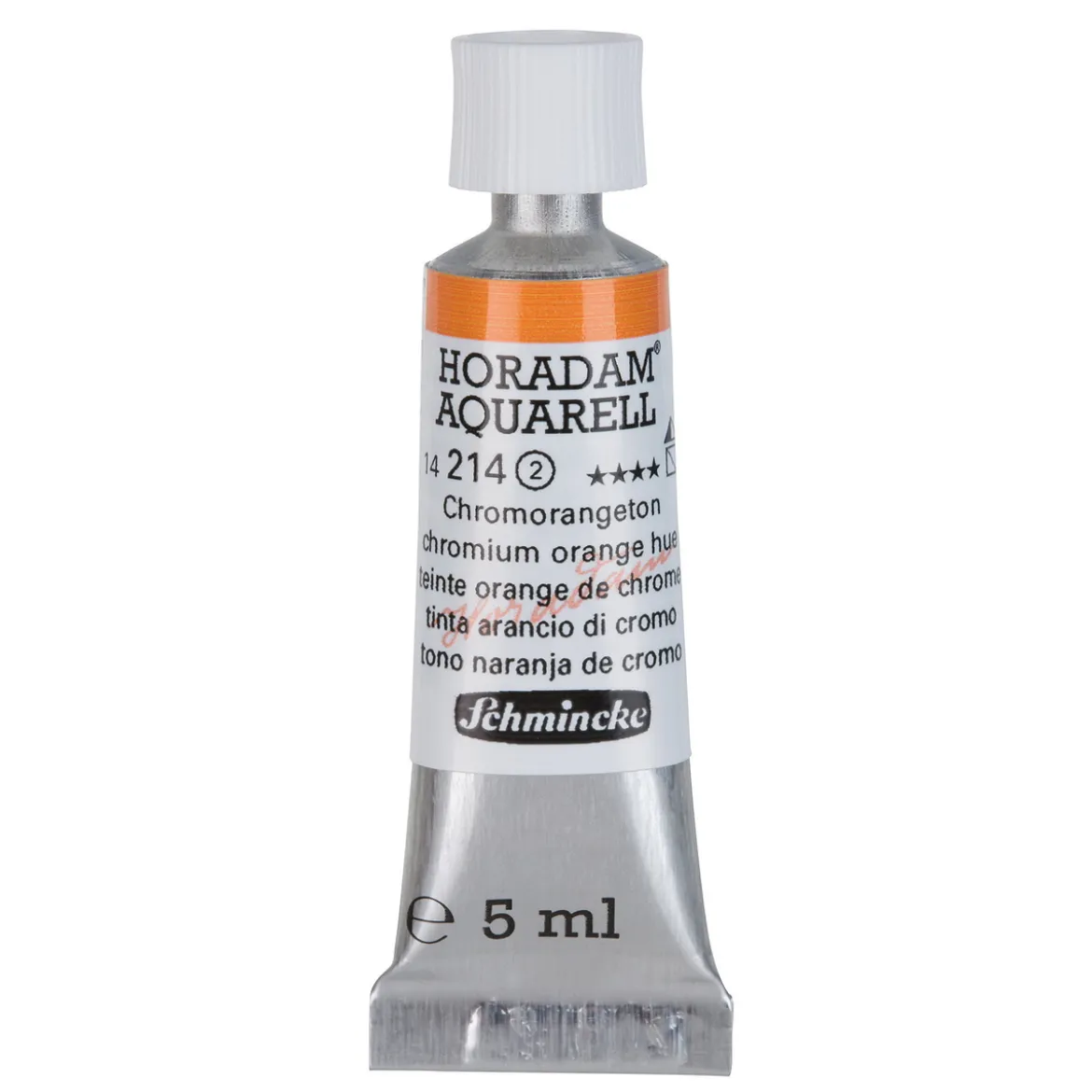 Schmincke Horadam akvarellmaling 5 ml – Chromium orange hue 214