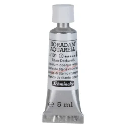 Schmincke Horadam akvarellmaling 5 ml – Titanium opaque white 101
